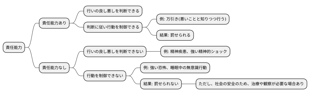 刑法における責任能力